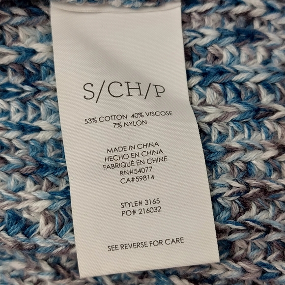 cabi Duster Cardigan Women's Size Small Vest Love Carol Collection Blue Sweater - Picture 7 of 8